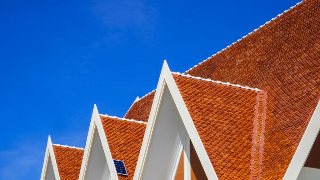 A gable roof can also be measured easily 